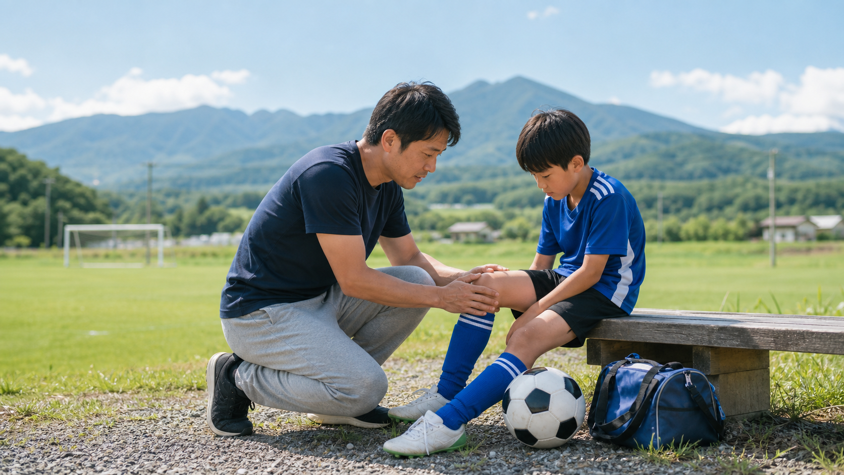 子どもの膝の痛みは成長痛？それともオスグッド？見分け方と自宅ケア
